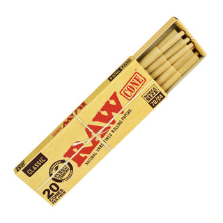 RAW Classic Single Size Cones - Horny Stoner