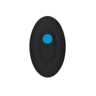 Gender X Electric Blue Rechargeable Remote-Controlled Vibrating Anal Plug Clear/Blue - Horny Stoner