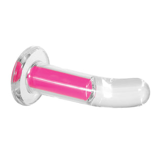Gender X Pink Paradise Rechargeable Remote-Controlled Vibrating Curved Anal Plug Clear/Pink - Horny Stoner