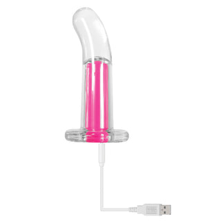Gender X Pink Paradise Rechargeable Remote-Controlled Vibrating Curved Anal Plug Clear/Pink - Horny Stoner