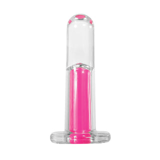 Gender X Pink Paradise Rechargeable Remote-Controlled Vibrating Curved Anal Plug Clear/Pink - Horny Stoner