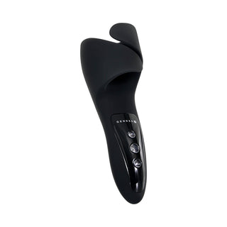 Gender X The Embrace Rechargeable Vibrating Pulsing Silicone Masturbator Black - Horny Stoner