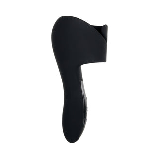 Gender X The Embrace Rechargeable Vibrating Pulsing Silicone Masturbator Black - Horny Stoner