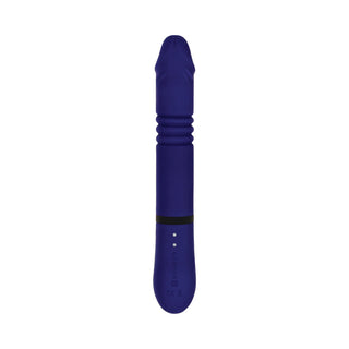 Gender X All In One Rechargeable Thrusting Rotating Silicone Rabbit Vibrator Purple - Horny Stoner