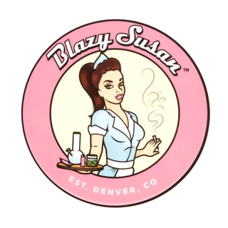 Blazy Susan Spinning Rolling Trays - Horny Stoner