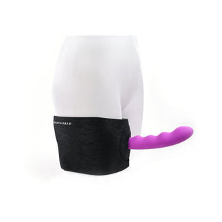 Sportsheets Ultra Thigh Strap-On Harness Black - Horny Stoner