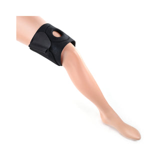 Sportsheets Ultra Thigh Strap-On Harness Black - Horny Stoner