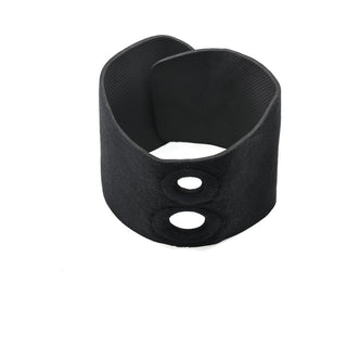 Sportsheets Dual Penetration Thigh Strap-On Harness Black - Horny Stoner