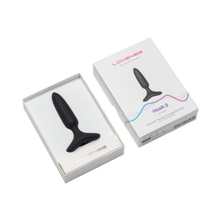 Lovense Hush 2 Bluetooth Remote-Controlled Vibrating Butt Plug XS 1 in. - Horny Stoner