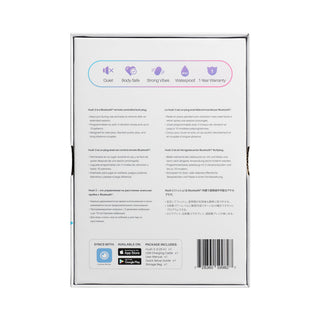 Lovense Hush 2 Bluetooth Remote-Controlled Vibrating Butt Plug L 2.25 in. - Horny Stoner