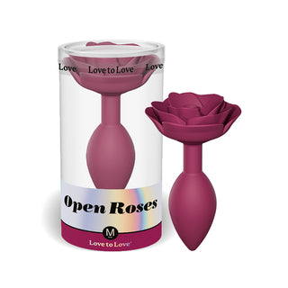 Love to Love Open Roses Anal Plug - Horny Stoner