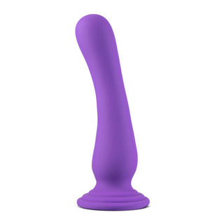 Impressions Ibiza Rechargeable Silicone 7.75 in. Vibrating Dildo with Suction Cup Plum - Horny Stoner