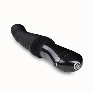 Temptasia Lazarus Rechargeable 10 in. Silicone Thrusting Dildo Black - Horny Stoner