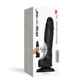 Strap-On-Me Sliding Skin Dual Density Strap-On Dildo - Horny Stoner