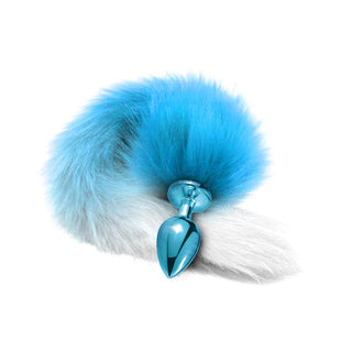 Nixie Metal Butt Plug With Ombre Fur Tail