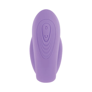 Evolved Petite Tickler Rechargeable Remote-Controlled Silicone Dual Stimulator Purple - Horny Stoner