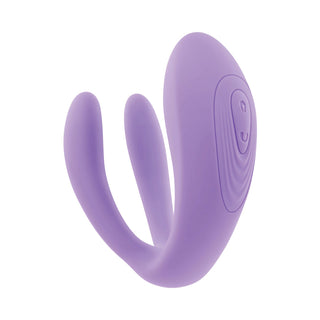 Evolved Petite Tickler Rechargeable Remote-Controlled Silicone Dual Stimulator Purple - Horny Stoner