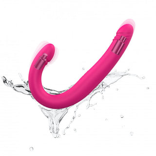 Dorcel Orgasmic Double Do Rechargeable Thrusting & Vibrating Double Dildo Pink - Horny Stoner