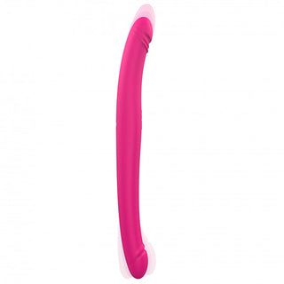 Dorcel Orgasmic Double Do Rechargeable Thrusting & Vibrating Double Dildo Pink - Horny Stoner