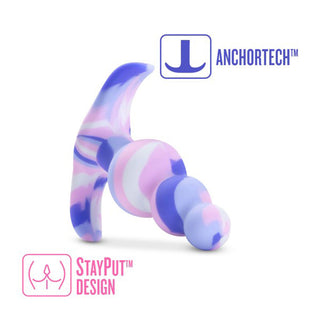 Blush Avant Twilight Silicone Anal Plug Blue - Horny Stoner