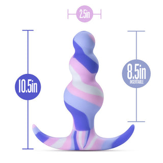 Blush Avant Twilight Silicone Anal Plug Blue - Horny Stoner