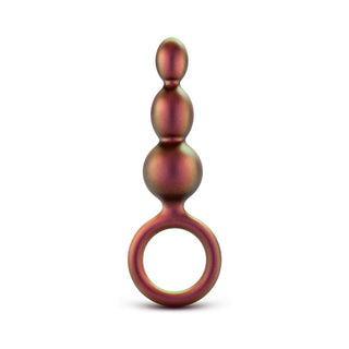 Anal Adventures Matrix Silicone Beaded Loop Plug Copper - Horny Stoner