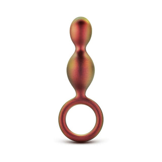 Anal Adventures Matrix Silicone Duo Loop Plug Copper - Horny Stoner