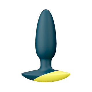 ROMP Bass Rechargeable Silicone Vibrating Anal Plug Dark Green - Horny Stoner