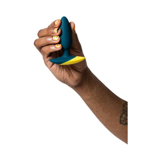 ROMP Bass Rechargeable Silicone Vibrating Anal Plug Dark Green - Horny Stoner
