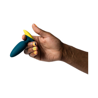 ROMP Bass Rechargeable Silicone Vibrating Anal Plug Dark Green - Horny Stoner