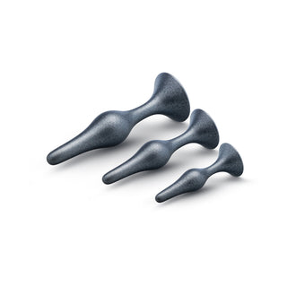 Anal Adventures Matrix Genesis Plug Kit Stellar Silver - Horny Stoner
