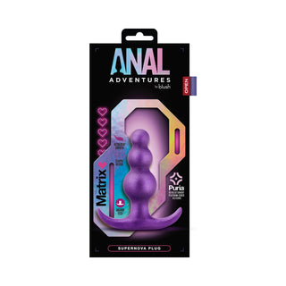 Anal Adventures Matrix Supernova Plug Galactic Purple - Horny Stoner