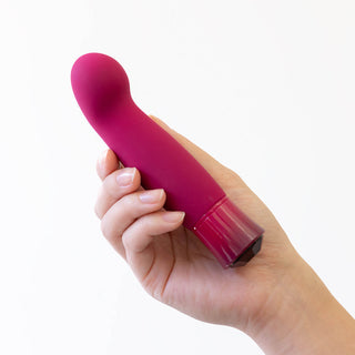 Oh My Gem Classy Rechargeable Warming Silicone G-Spot Vibrator Garnet - Horny Stoner