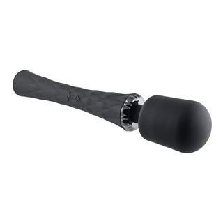 Playboy Royal Rechargeable Silicone Wand Vibrator Black - Horny Stoner