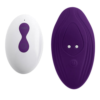 Playboy Our Little Secret Rechargeable Remote Controlled Silicone Underwear Vibrator Acai - Horny Stoner