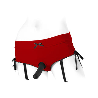SpareParts Sasha Cinch Booty Short Style Strap-On Harness
