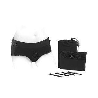 SpareParts Bella Cleavage Booty Short Style Strap-On Harness