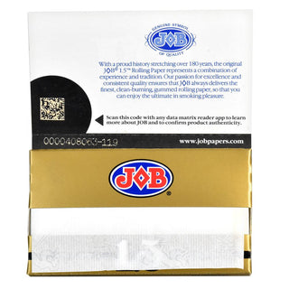 JOB 1.5 Gold Rolling Papers - Horny Stoner
