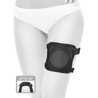 Body Dock Lap Strap Silicone Strap-On Thigh Harness - Horny Stoner