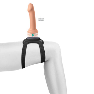 Body Dock Lap Strap Silicone Strap-On Thigh Harness - Horny Stoner