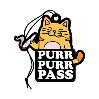 Wood Rocket Air Freshener Purr Purr Pass - Horny Stoner