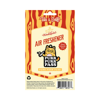 Wood Rocket Air Freshener Purr Purr Pass - Horny Stoner