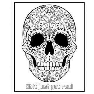 Chill the F*ck Out Coloring Book - Horny Stoner
