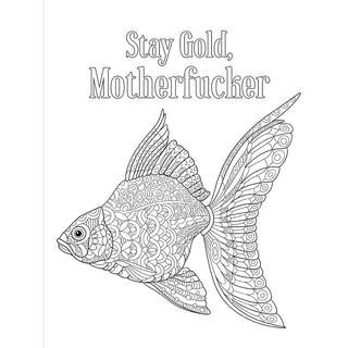 F*ck You Very Much Coloring Book - Horny Stoner