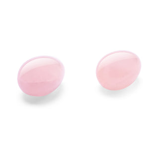 Le Wand Crystal Yoni Eggs Rose Quartz - Horny Stoner