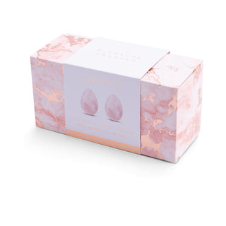 Le Wand Crystal Yoni Eggs Rose Quartz - Horny Stoner