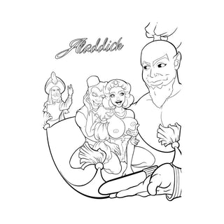 Porn Parody Coloring Book - Horny Stoner