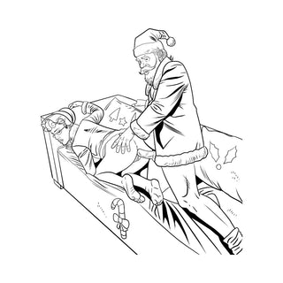 The Dirtiest Christmas Coloring Book Ever - Horny Stoner