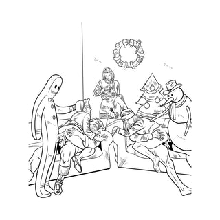 The Dirtiest Christmas Coloring Book Ever - Horny Stoner