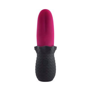 Selopa Tongue Teaser Vibe Rechargeable Silicone Pink Black - Horny Stoner